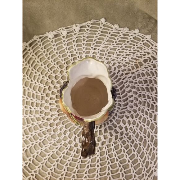 Home Interiors Sonoma Villa Fall Fruit Pitcher Hand Painted Glazed Earthenware - Picture 6 of 12